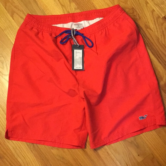 Vineyard Vines Other - Vineyard Vines NWT swum trunks sz M in orange